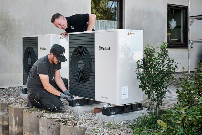 Heizungsmodernisierung leicht gemacht: Der Umstieg auf eine Wärmepumpe war im Eigenheim der Familie Scherer, das Mitte der 1970er-Jahre gebaut, ohne weitere Maßnahmen möglich.