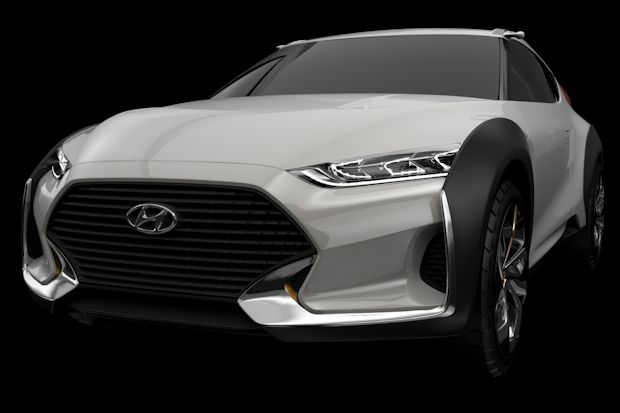 Im Mittepunkt des Hyundai-Standes in Seoul steht das Enduro CUV Concept.