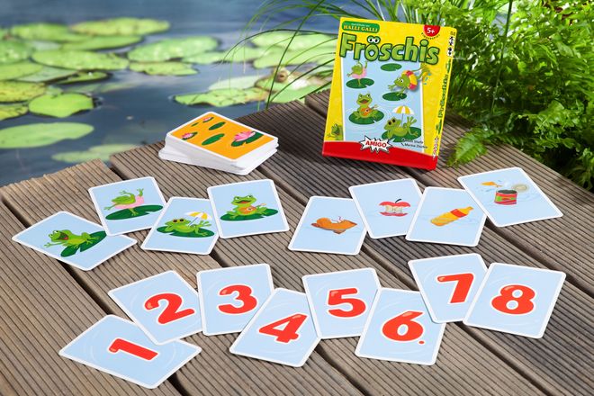 Lasset die Frösche hüpfen! Aber nicht in einen richtigen Teich, sondern in eine korrekte Zahlenreihenfolge.